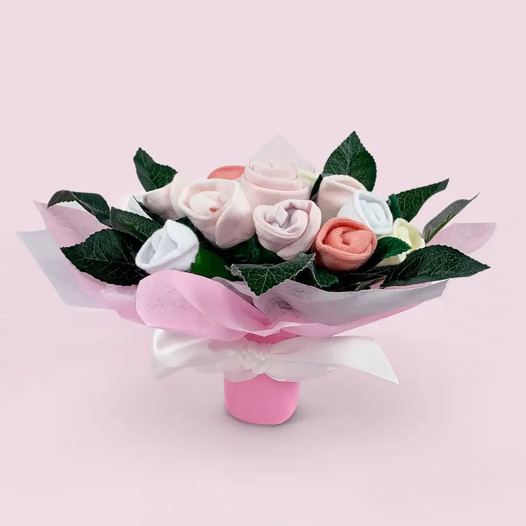 Bedtime Bear & Bouquet Baby Girl Sleep Set