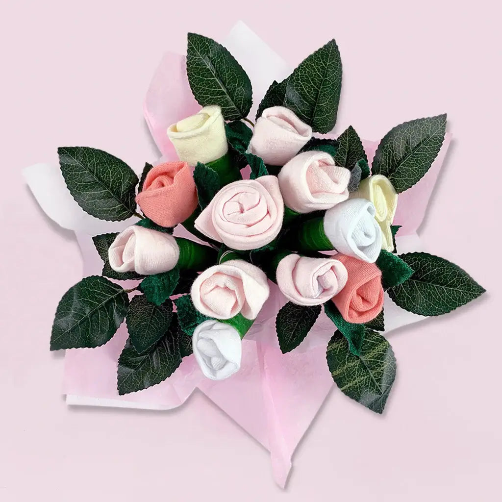 Bedtime Bear & Bouquet Baby Girl Sleep Set