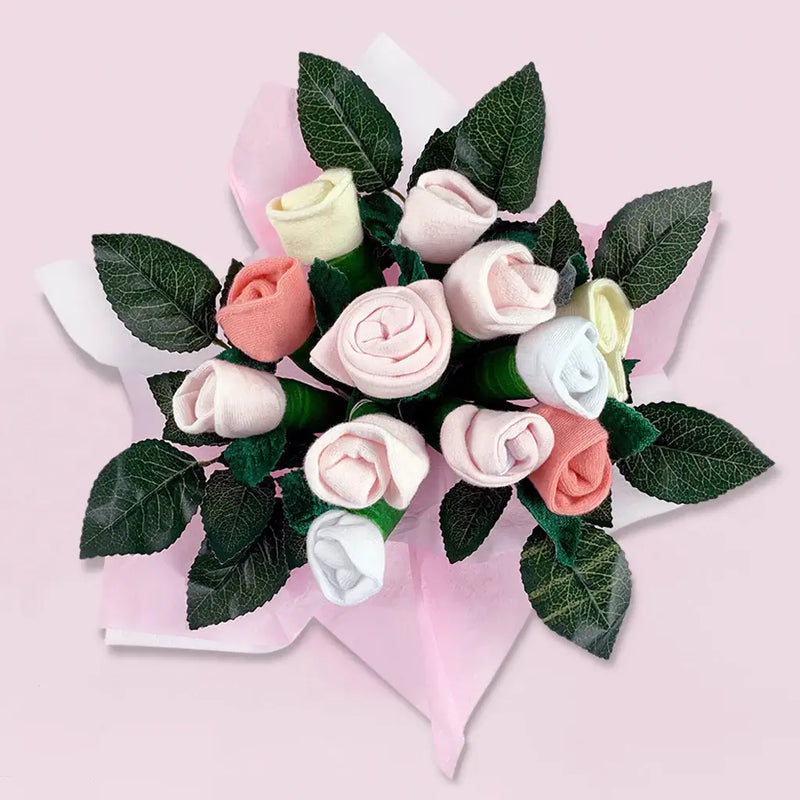 Bedtime Bear & Bouquet Baby Girl Sleep Set