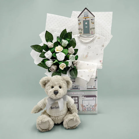 Cuddles & Cookies Baby Gift Basket - SKU:  BBC322