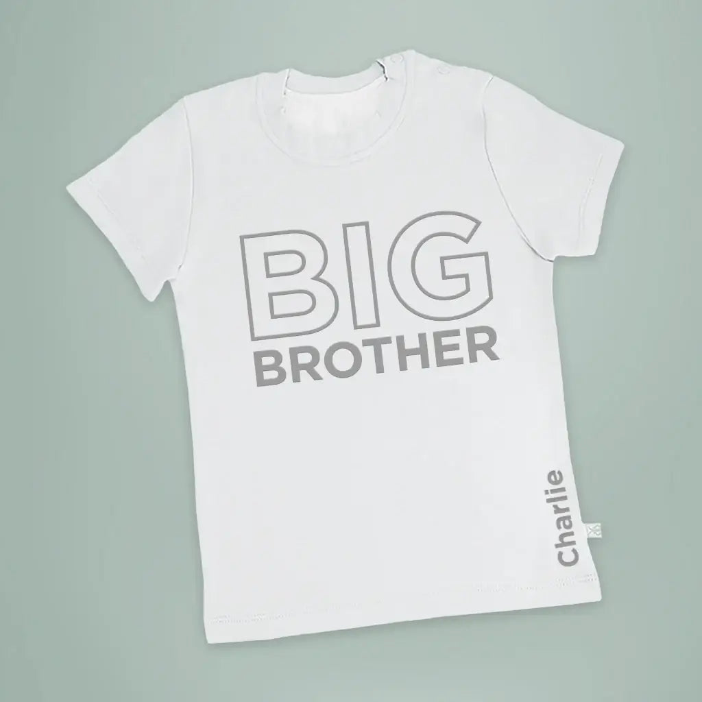 Big Brother T-Shirt - Short Sleeve - Blue - Personalized