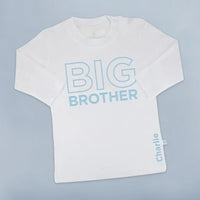 Big Brother T-Shirt - Long Sleeve - Blue - Personalized
