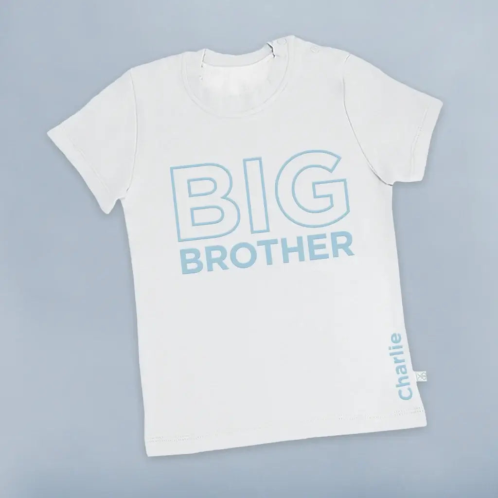 Big Brother T-Shirt - Short Sleeve - Blue - Personalized