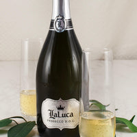 Blossoms & Bubbles: Baby Boy Flower Bouquet Gift Set