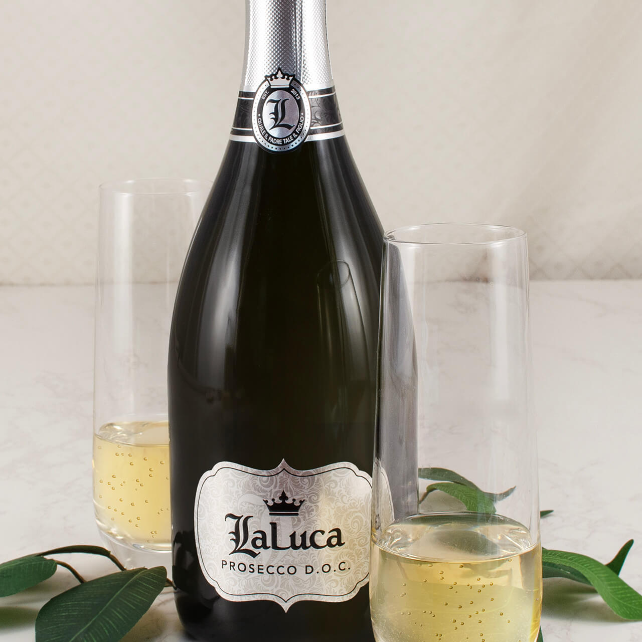 Blossoms & Bubbles: Baby Boy Flower Bouquet Gift Set