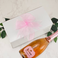 Rosé & Petals: Baby Girl Flower Bouquet Gift Set