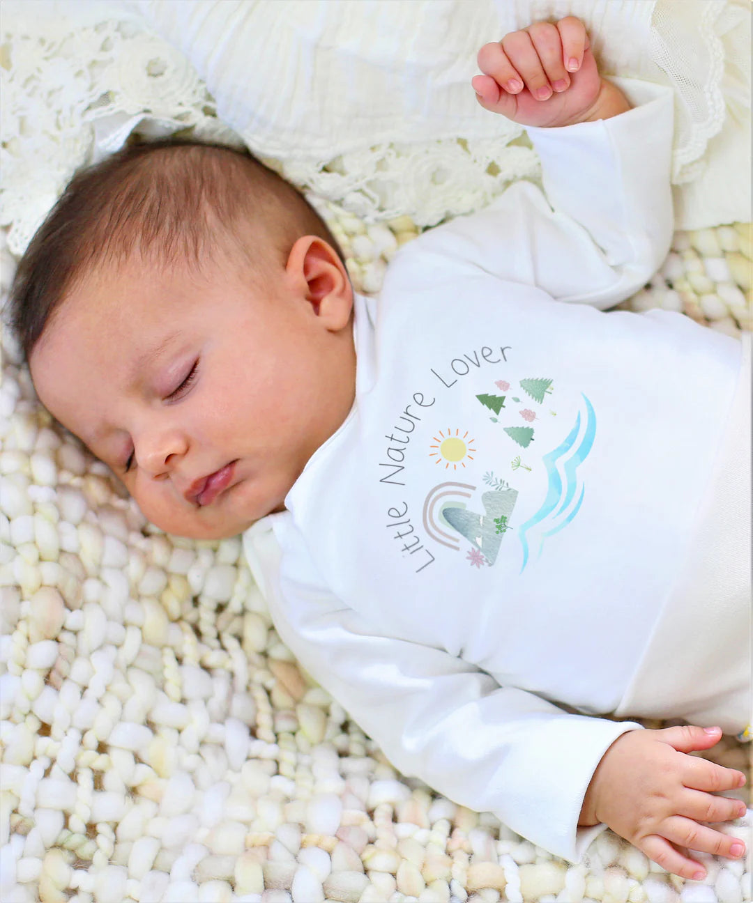 Add Little Nature Lover Bodysuit) 0-3m, Long Sleeve