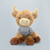 Cuddly Cow Personalized Baby Gift Set