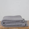 Cellular Cotton Baby Blanket , Grey