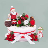 Christmas Diaper Cake