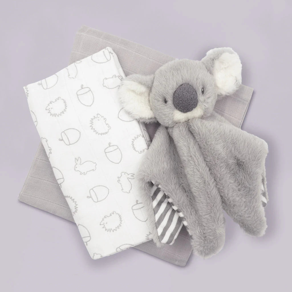 Comforter & Baby Swaddle Blanket Set, Koala - SKU:  LBG1060
