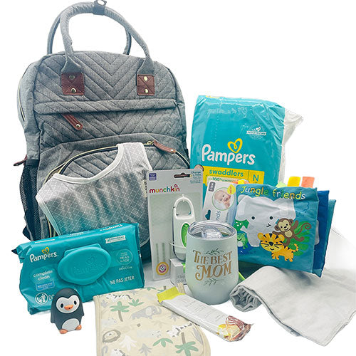 Busy Moms Diaper Tote and Baby Essentials