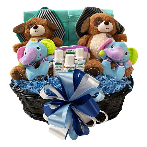 Double Blessings Twin Girls Basket - SKU:  CBC0025