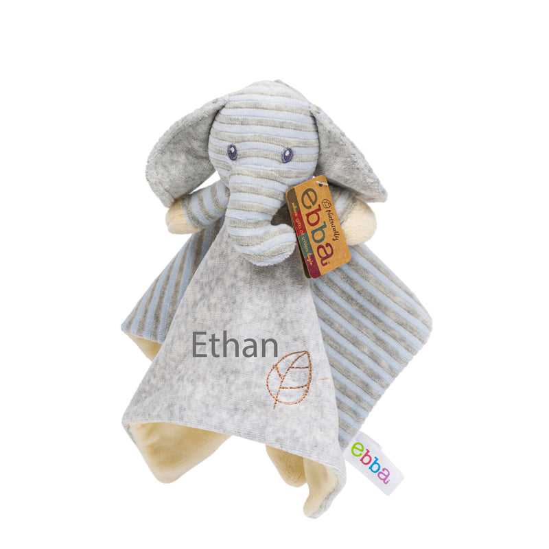 Ebba Elephant Baby Security Blanket
