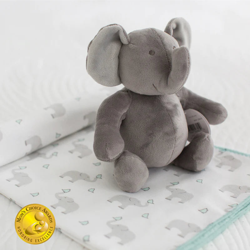 Blanket Swaddle and Elephant Gift Set - SeaCrystal (BGB-008)