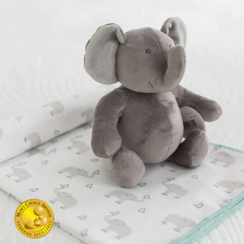 Ebba Elephant Baby Security Blanket - SKU:  BBC-EEBB