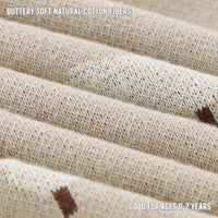 Luxury Knit Mushroom Swaddle Baby Blanket