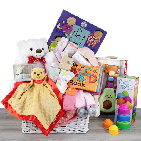 Cuddles & Cookies Baby Gift Basket - SKU:  BBC322