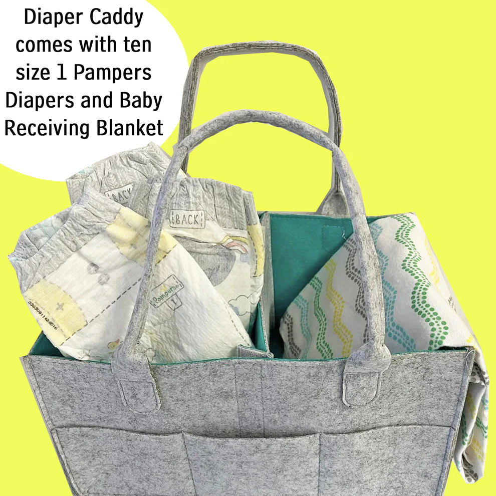 My First Teddy & Books Diaper Caddy - SKU:  BBB34