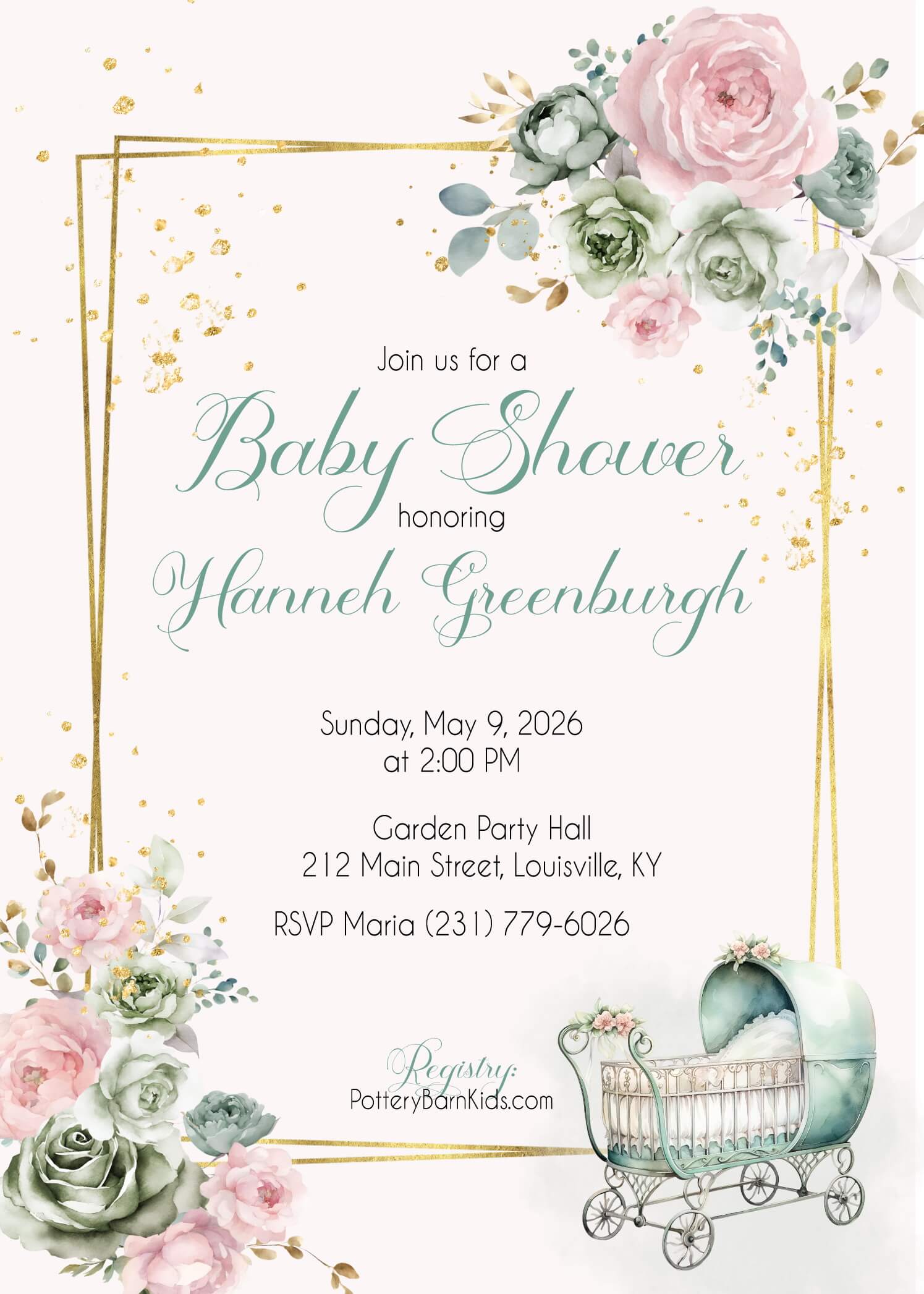 Blooms & Buggies - A Garden Baby Shower