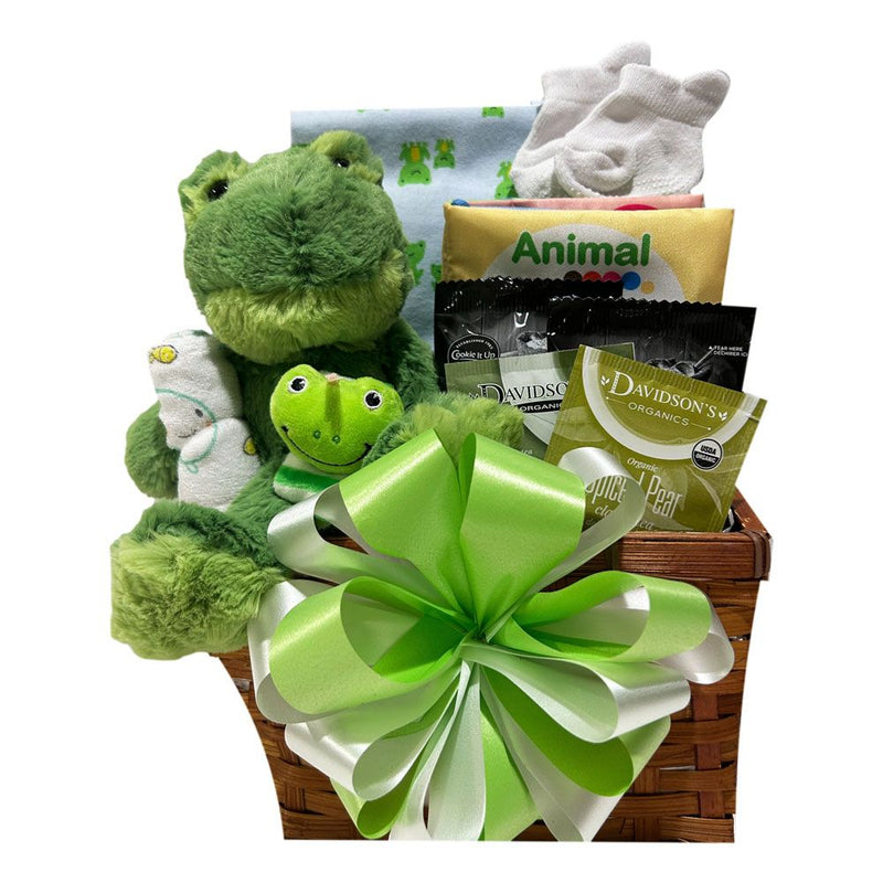 Charming Frog Baby & Family Gift Basket  SKU:  CBC1052