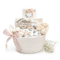 Garden Flutter - Organic Baby Girl Basket