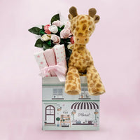 Giraffe Welcome Girl Gift Box