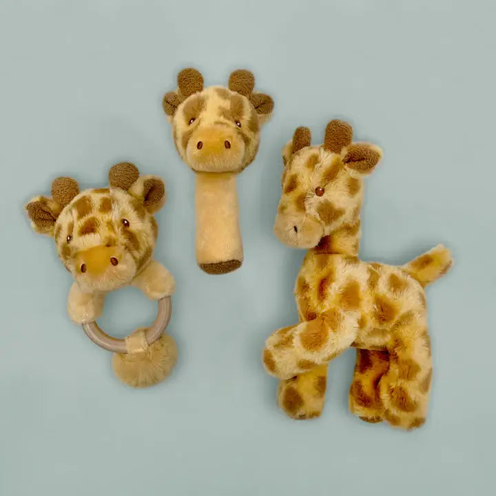 Giraffes Luxury Baby Girl Layette Basket
