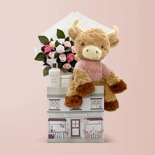 Cuddly Cow Baby Girl Gift Set