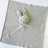 Gray Bunny | Organic Baby Security Blanket