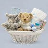 Happy First Year New Baby Boy Basket - Koala Bears