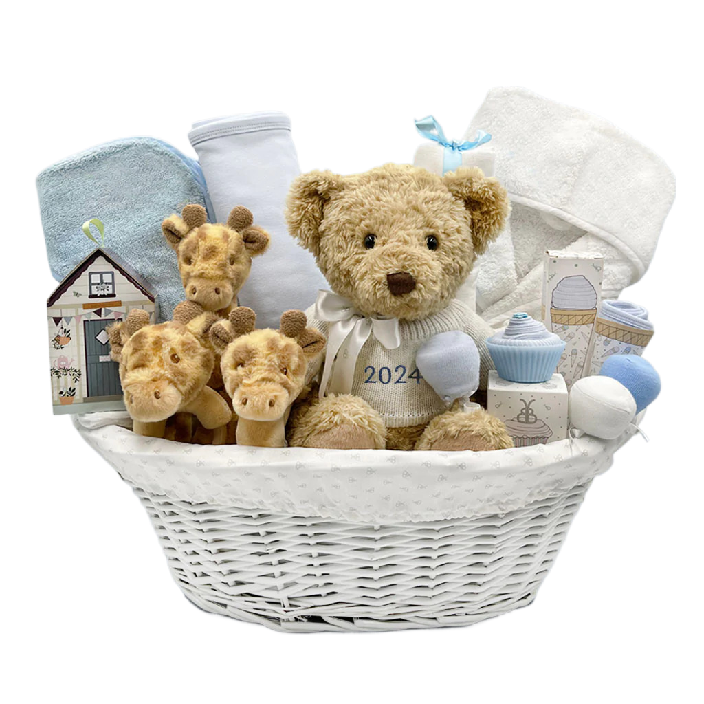 Happy First Year New Baby Basket - SKU_  LBG1016