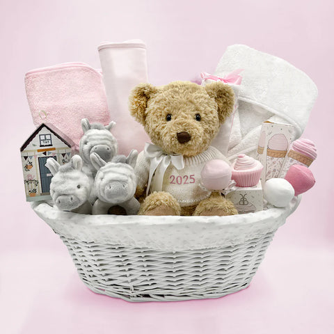 Happy First Year New Baby Basket - SKU:  LBG1017