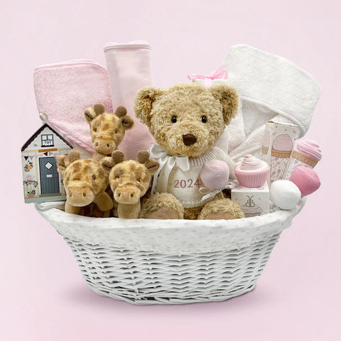 Happy First Year New Baby Basket - SKU_  LBG1016