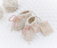 Pink Flamingo Hello World - Organic Baby Girl Basket