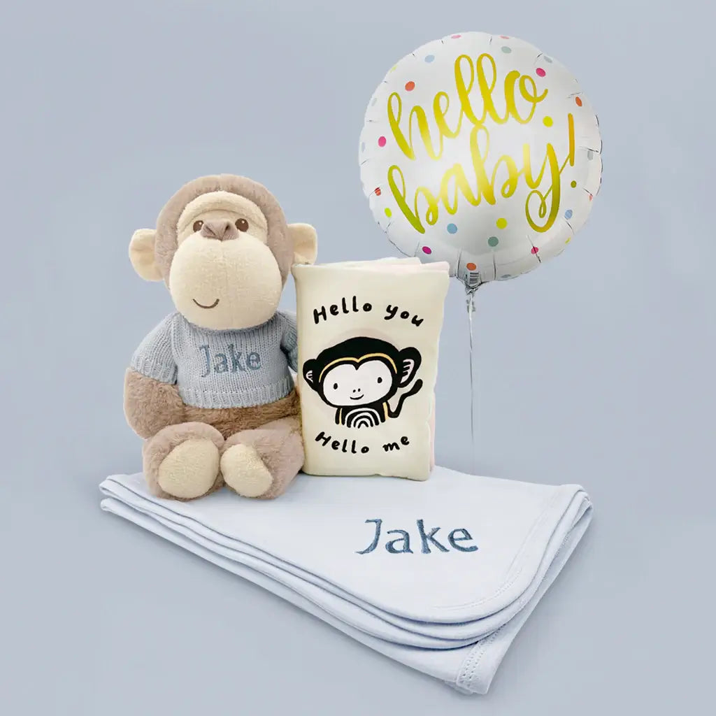 Hello Baby Boy Gift Set