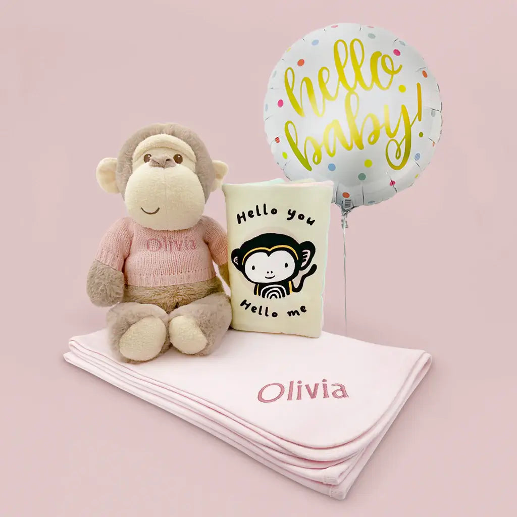 Hello Baby Girl Gift Set