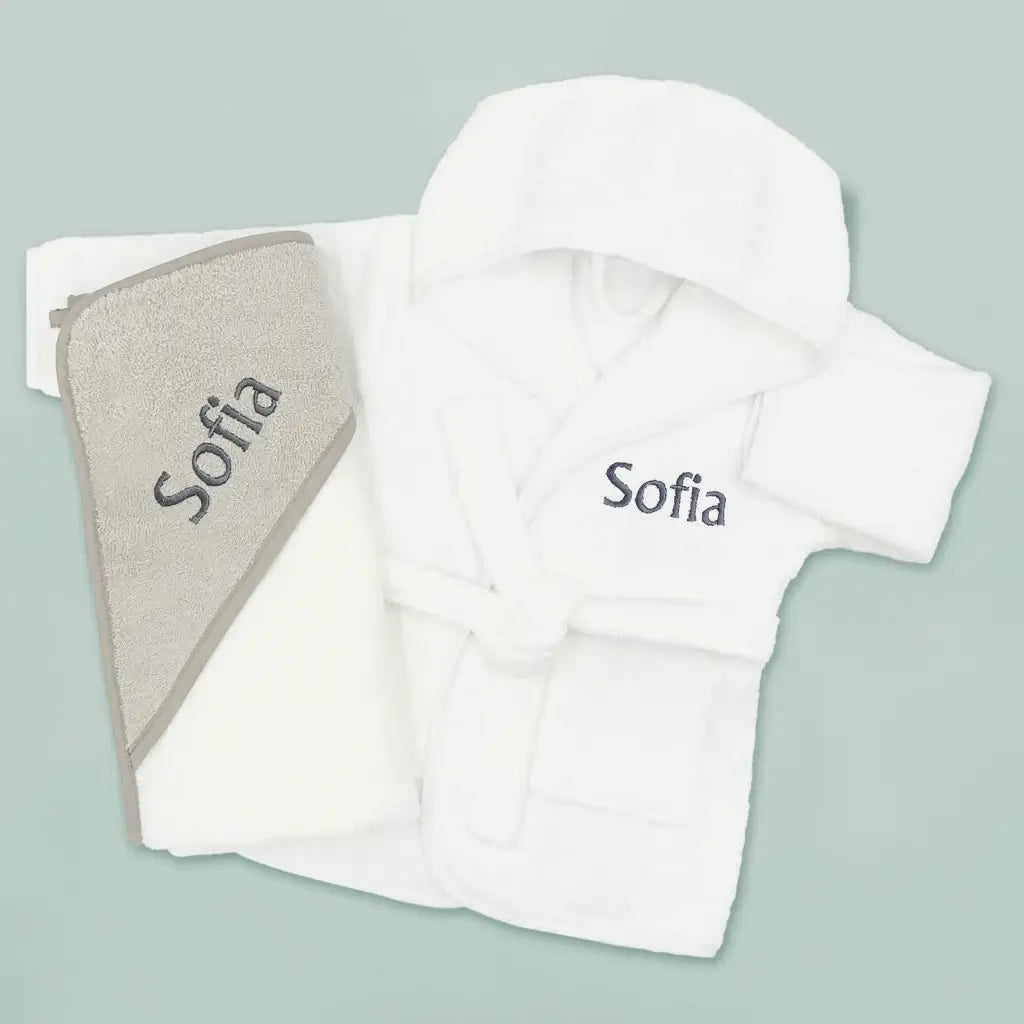 Cozy Cuddles Towel & Bathrobe Baby Gift Set 