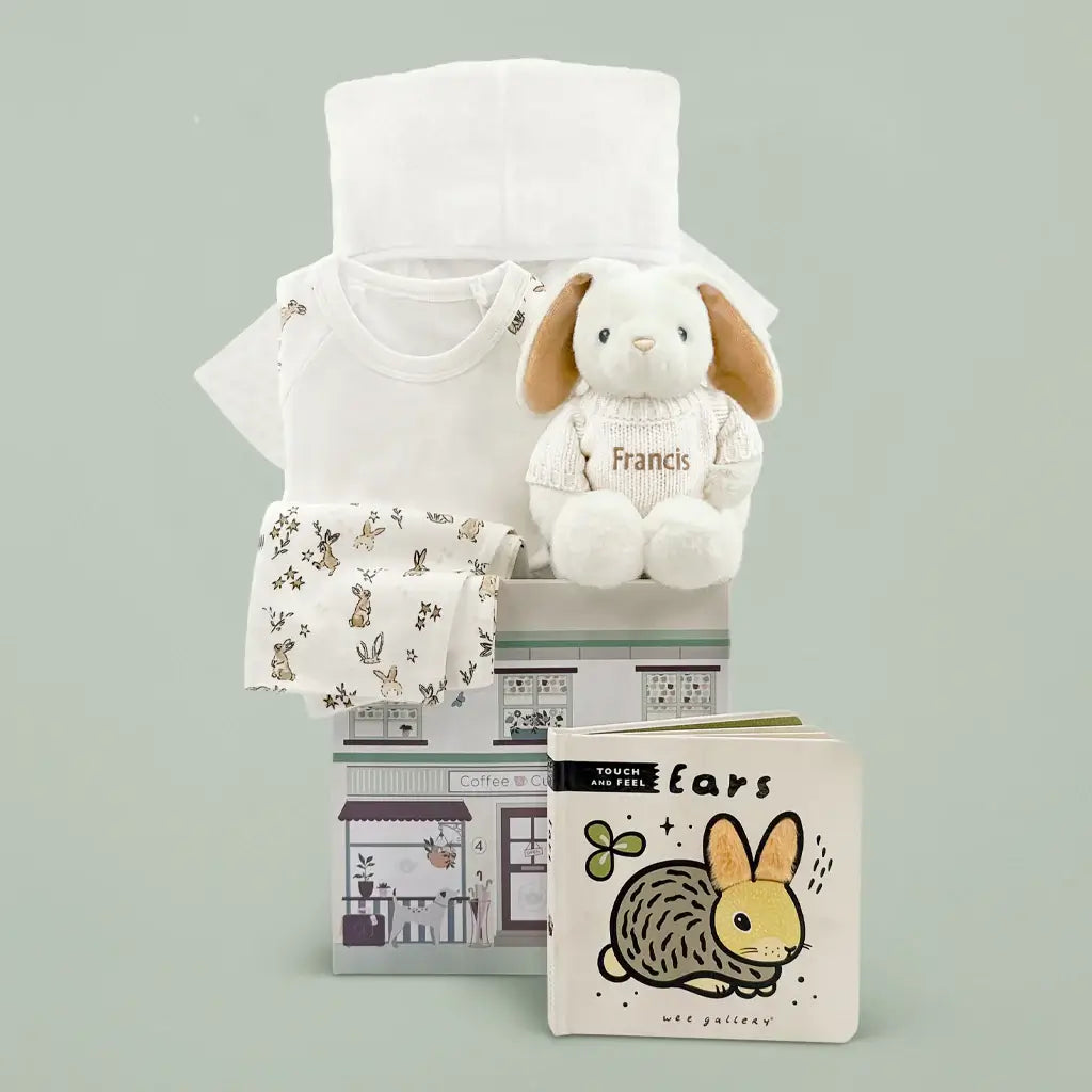 Hoppy Homecoming - Personalized Baby Gift Set