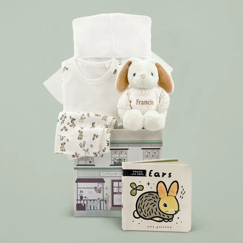 Hoppy Homecoming - Personalized Baby Gift Set