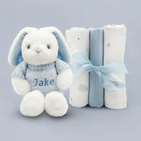 Hops & Swaddles Baby Boy Gift Set - Personalized