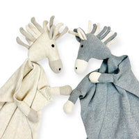 Gray Horse | Organic Baby Security Blanket