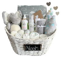 Hugs & Kisses Baby Boy Basket