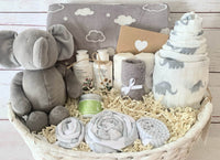 Hugs & Kisses Baby Boy Basket