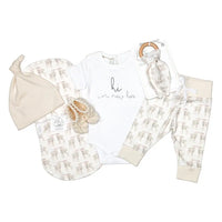 Little Lamb: A Woolly Welcome – Organic Layette Gift Basket