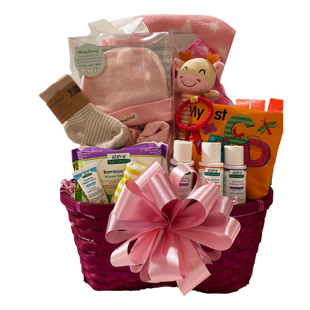 Little Peanut Baby Girl Gift Basket
