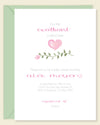 Little Sweetheart Pink Shower Invitation