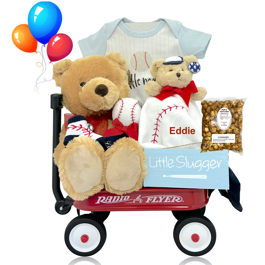 Welcome Little Slugger Wagon Gift Set