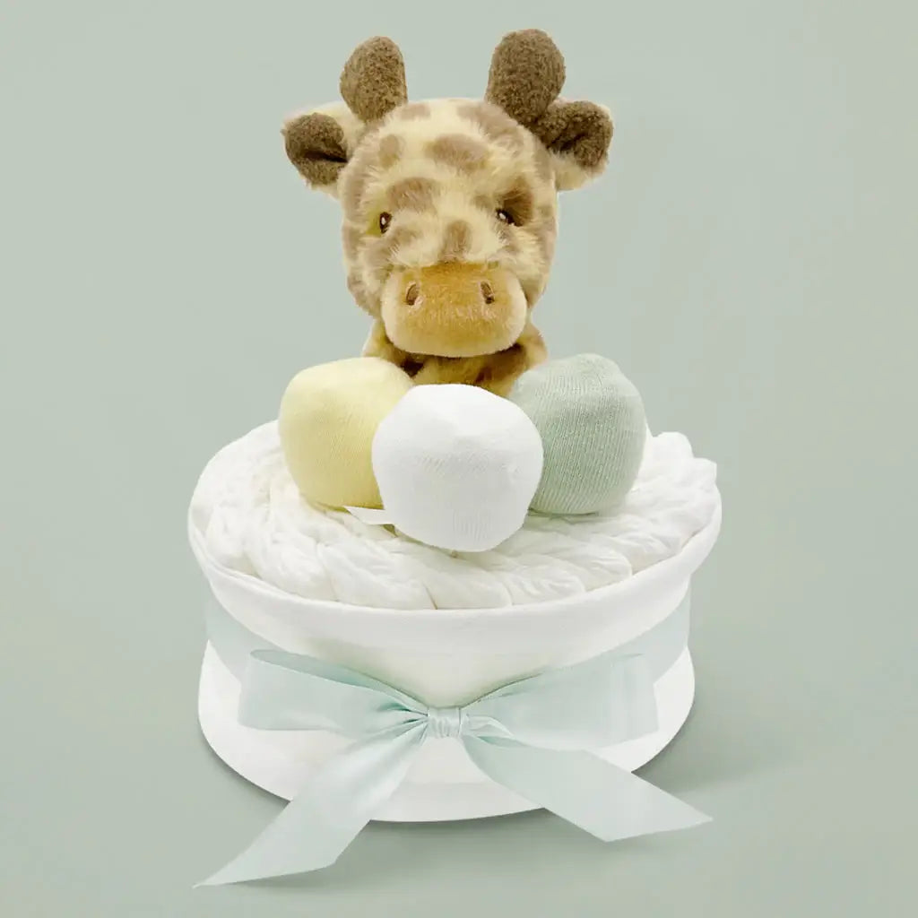 Little Giraffe Baby Diaper Cake