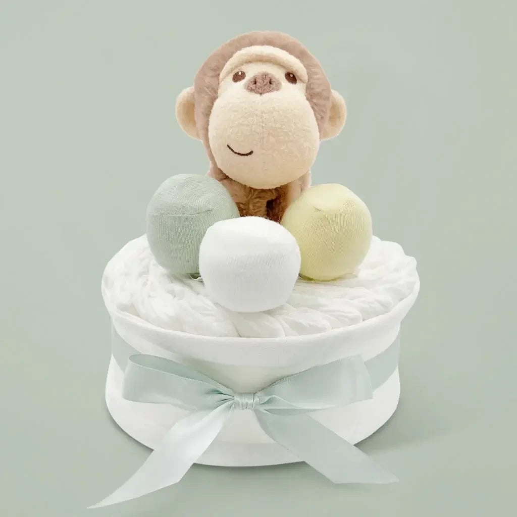 Little Monkey Diaper Cake - Neutral